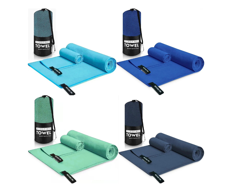 Quick-Drying Microfiber Sports Towel | Ultra-Absorbent Gym, Fitness & Travel Towel for Swimming, Camping, and Outdoor Use