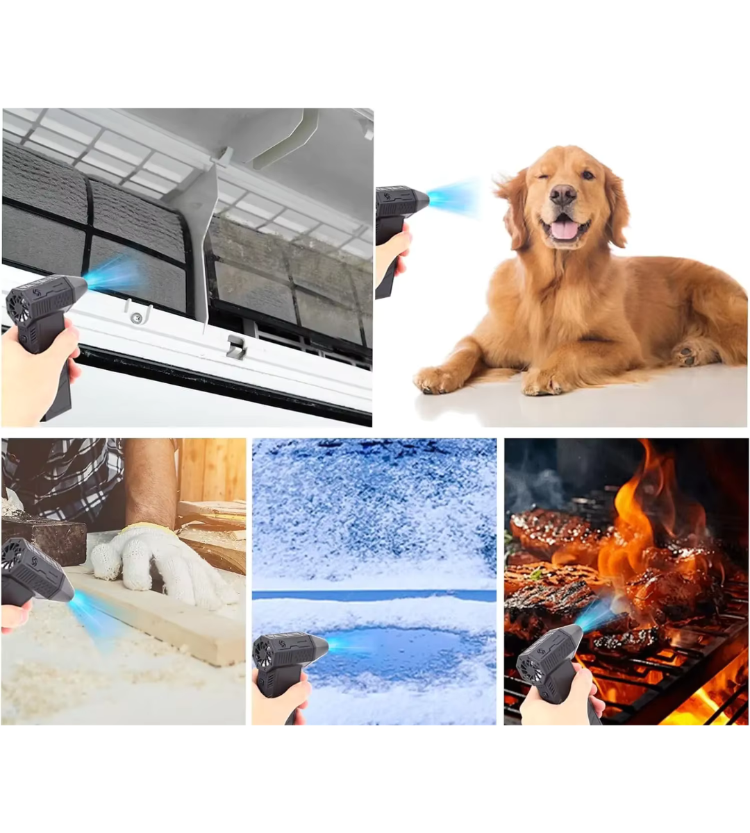 High-Speed Electric Air Duster | 130,000 RPM Cordless Dust Blower for Electronics, Car & Home Cleaning