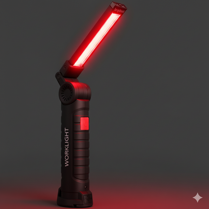 Portable COB LED Flashlight | USB Rechargeable, Magnetic & Hanging Hook