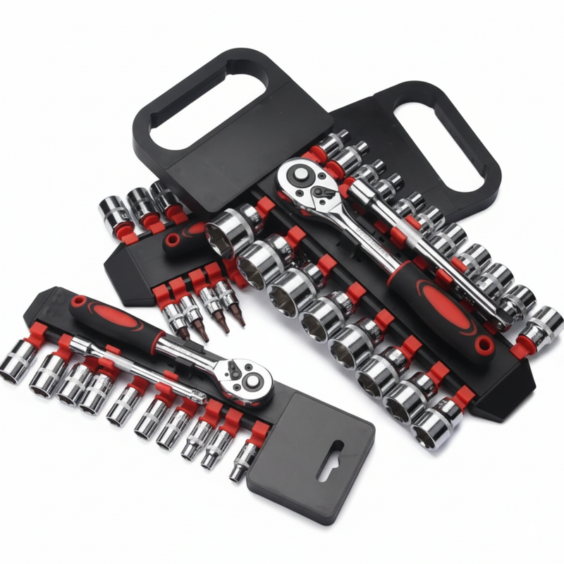 12-Piece Socket Wrench Set | Compact Heavy-Duty Repair Toolkit for Car, Motorcycle & DIY Use