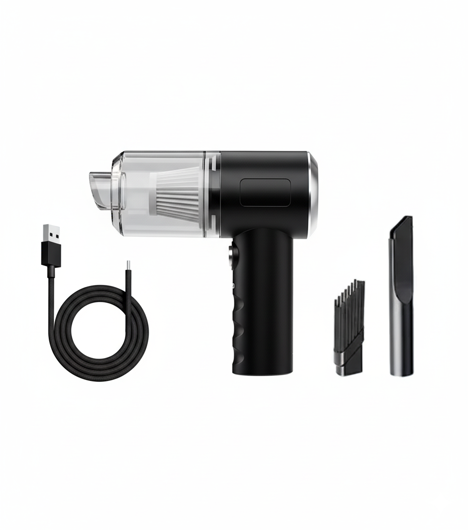 Cordless Mini Vacuum Cleaner | Portable, Rechargeable & Powerful 5.5KPa Suction