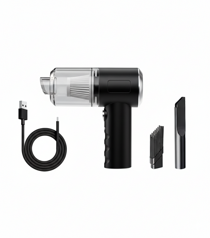Cordless Mini Vacuum Cleaner | Portable, Rechargeable & Powerful 5.5KPa Suction