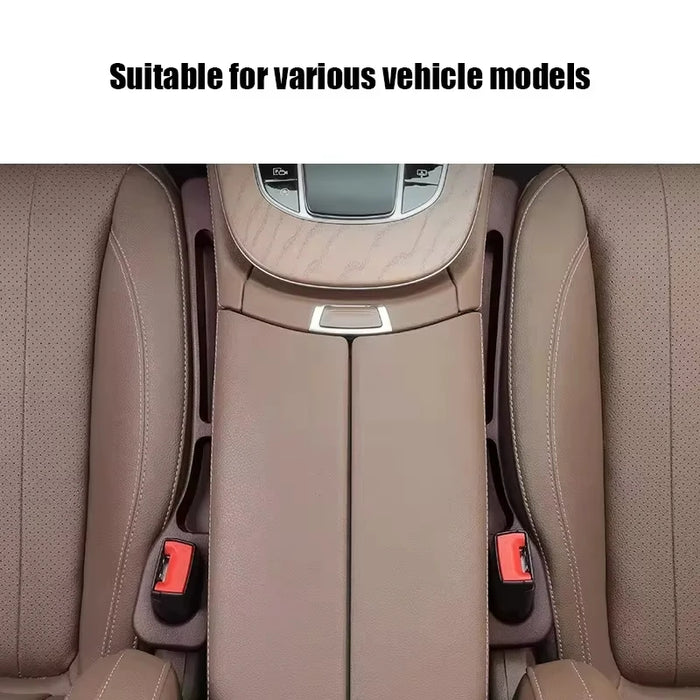 Car Seat Gap Filler Organizer Waterproof Car Seat Gap Plug Strip with 2 Grooves Seat Gap Auto Interior Storage