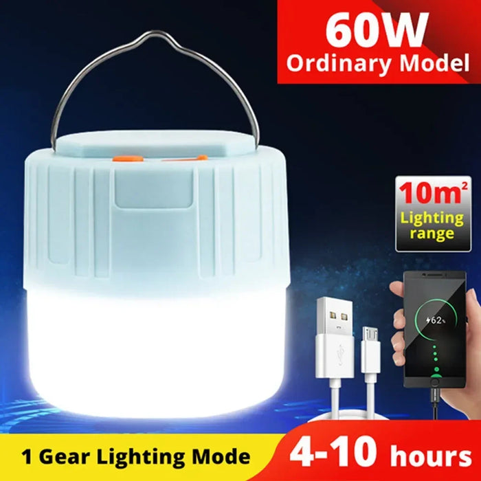 Portable Solar Camping Lantern with Remote Control | LED Rechargeable Power Bank Light – Waterproof Tent Lamp for Outdoor, Hiking & Emergency