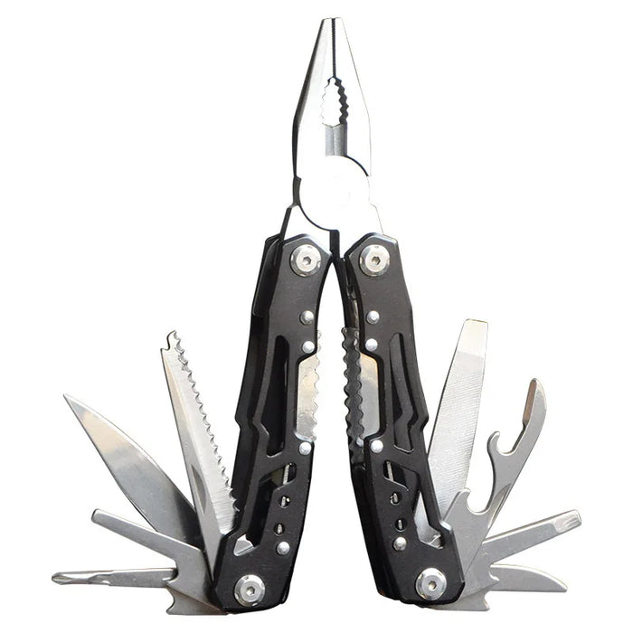 12-in-1 Portable Pocket Multitool | Stainless Steel EDC Tool for Camping, Hiking & Everyday Repairs