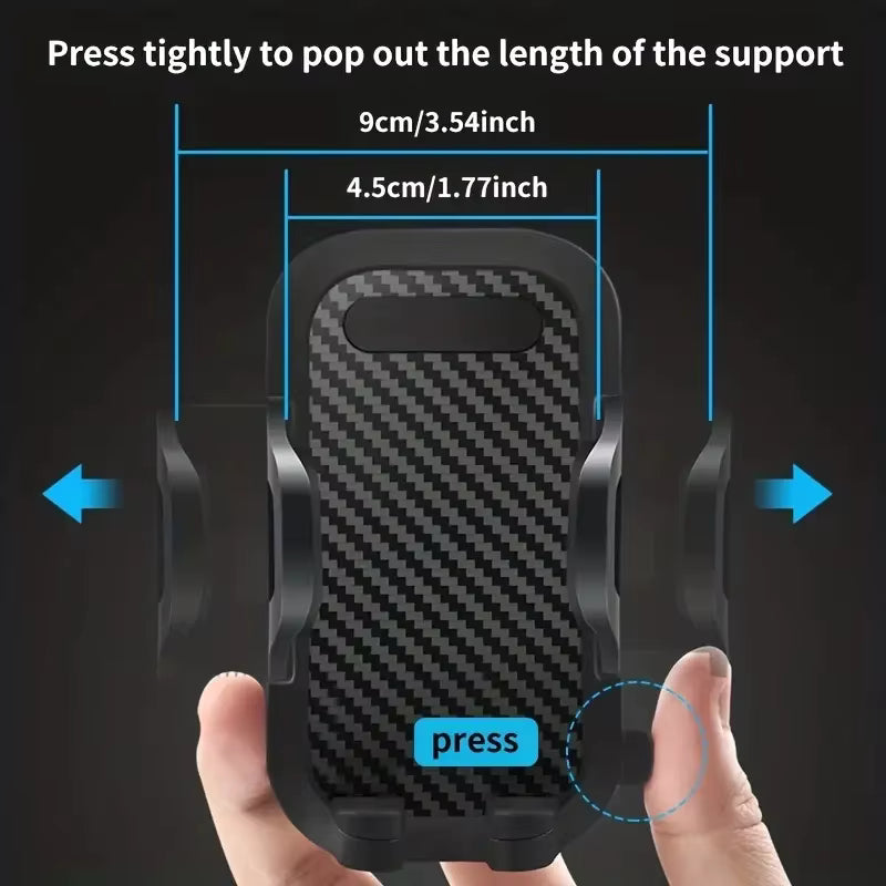 Universal Sucker Car Phone Holder | 360° Windshield & Dashboard Mount Bracket for Smartphones