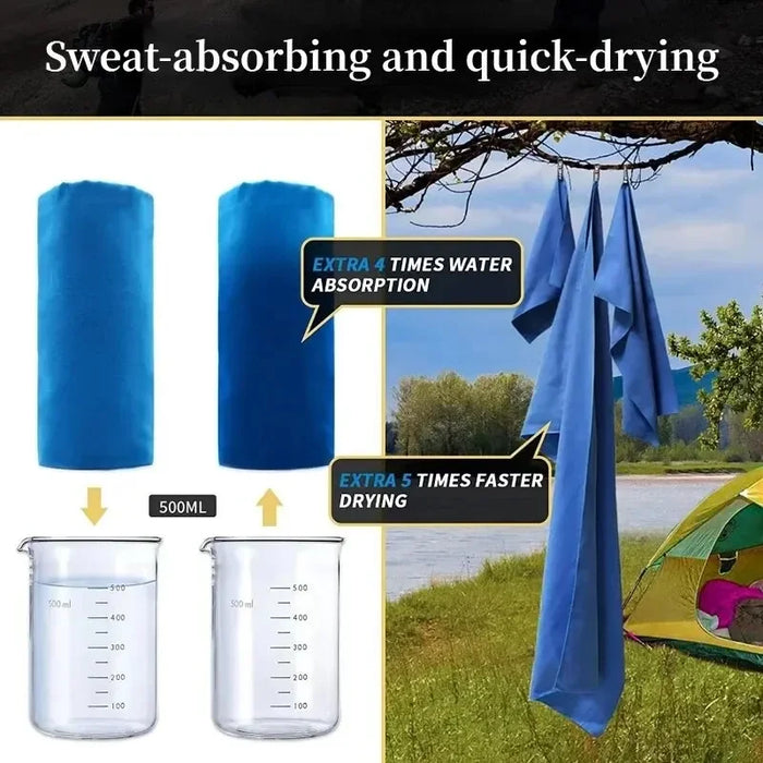 Quick-Drying Microfiber Sports Towel | Ultra-Absorbent Gym, Fitness & Travel Towel for Swimming, Camping, and Outdoor Use