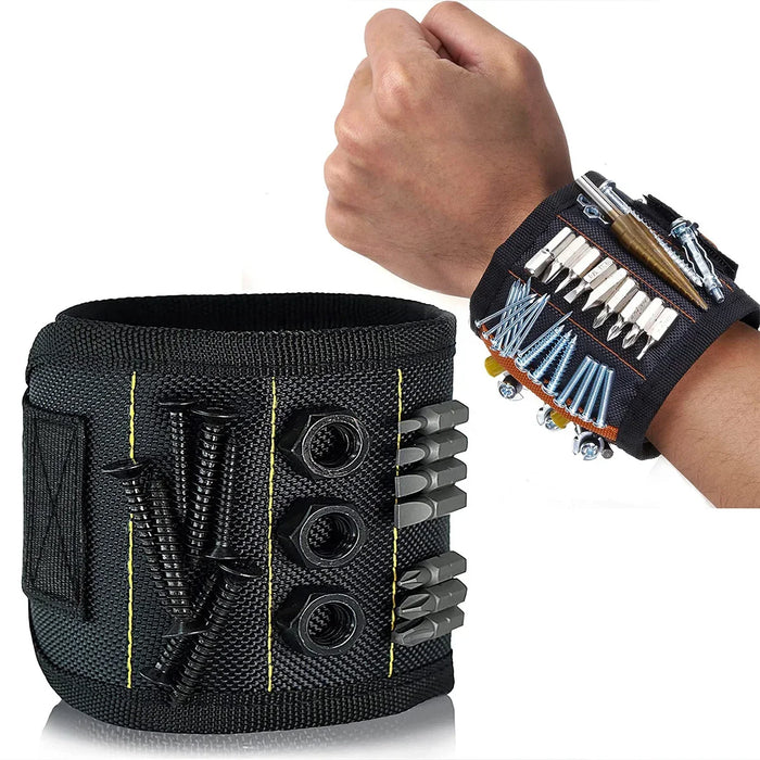 Magnetic Wristband Tool Holder | Hands-Free Organizer for Screws, Nails & DIY Projects
