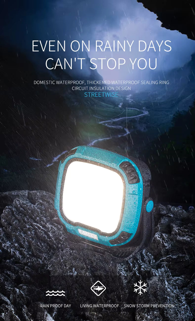 Portable LED Spotlight Lantern | Rechargeable, Magnetic & Multi-Mode Work Light