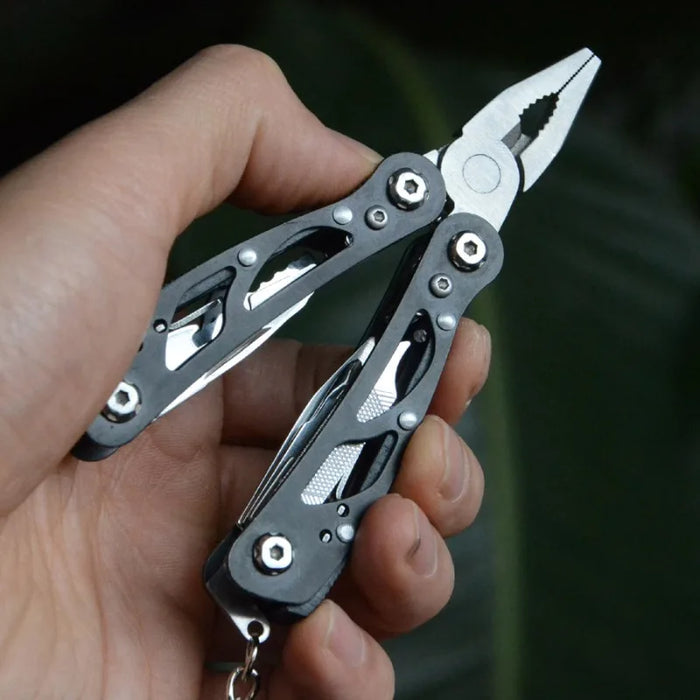 12-in-1 Portable Pocket Multitool | Stainless Steel EDC Tool for Camping, Hiking & Everyday Repairs