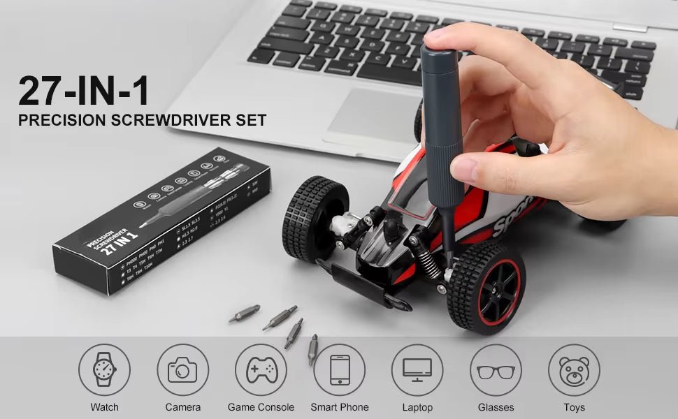 27-in-1 Precision Magnetic Screwdriver Set | Compact Pen-Style Repair Tool