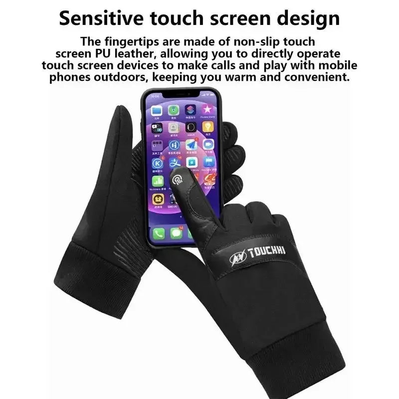 USB Heated Gloves – Waterproof Touchscreen Thermal Winter Gloves for Outdoor Work, Skiing, and Motorcycle Riding
