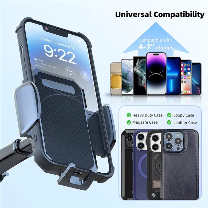 Universal Sucker Car Phone Holder | 360° Windshield & Dashboard Mount Bracket for Smartphones