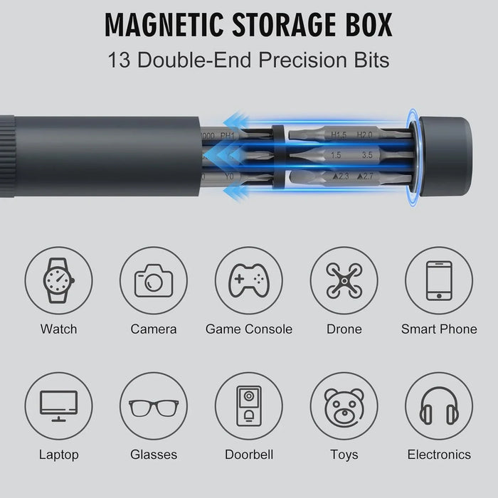 27-in-1 Precision Magnetic Screwdriver Set | Compact Pen-Style Repair Tool
