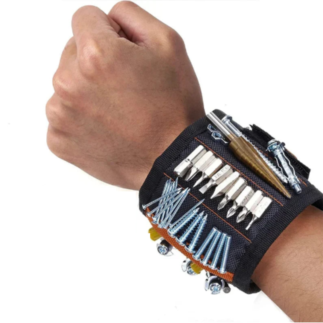 Magnetic Wristband Tool Holder | Hands-Free Organizer for Screws, Nails & DIY Projects