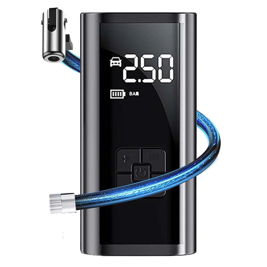 Portable Air Compressor for Car Tires – Fast & Accurate 12V Tire Inflator Pump