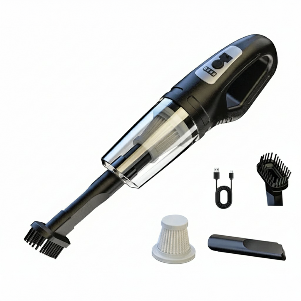 120W Cordless Handheld Vacuum | Rechargeable and Compact Cleaner for Car, Home & Office